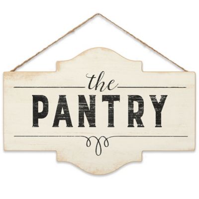 Open Road Brands The Pantry Hanging Wood Wall Art, 11.25 in. x 16.88 in.