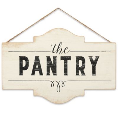 Open Road Brands The Pantry Hanging Wood Wall Art, 11.25 in. x 16.88 in. x 0.375 in.