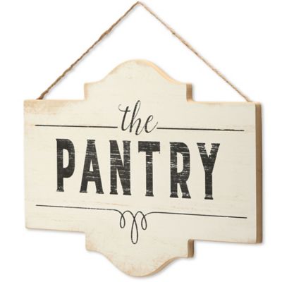 Image showing  The Pantry Hanging Wood Wall Art, 11.25 in. x 16.88 in.