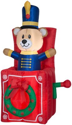 Gemmy Animated Airblown Inflatable Bear Pop Up
