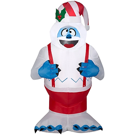 Gemmy Airblown Inflatable Bumble in Suspenders, From Rudolph the Red-Nosed Reindeer