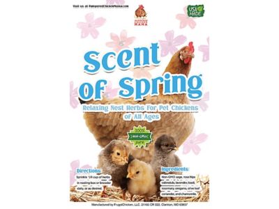 Image showing 5 th Pampered Chicken Mama Scent of Spring Nesting Herbs for Pet Chickens, 10 oz.