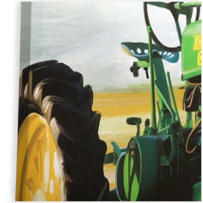 Image showing  Tractor Gallery Wrapped Canvas Wall Decor, 23 in. x 23 in.