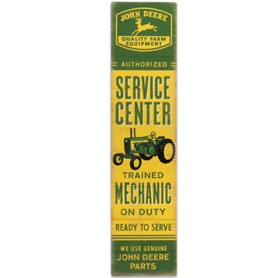 John Deere Service Wood Wall Decor, 12.75 in. x 35.73 in.