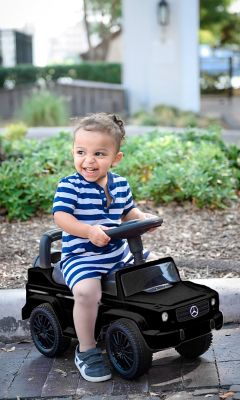 Image showing 7 th Best Ride On Cars Mercedes G-Wagon Push Car, Ages 1.5-3, Black