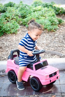 Image showing 6 th Best Ride On Cars Mercedes G-Wagon Push Car, Pink