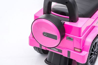 Image showing 8 th Best Ride On Cars Mercedes G-Wagon Push Car, Pink