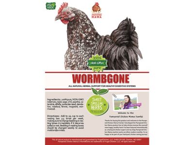 Image showing 6 th Pampered Chicken Mama WormBGone Nesting and Chicken Coop Herbs for Pet Chickens, 10 oz.