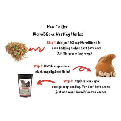 Image showing  WormBGone Nesting and Chicken Coop Herbs for Pet Chickens, 4 lb.