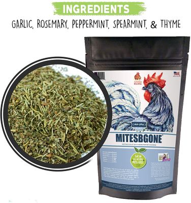 Image showing  MitesBGone Dust Bath and Coop Herbs for Pet Chickens, 16 oz.