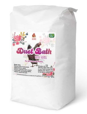 Pampered Chicken Mama Bathing Dust with All-Natural Herbs for Pet Chickens, 20 lb.