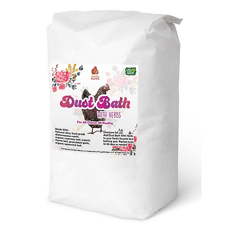 Pampered Chicken Mama Bathing Dust with All-Natural Herbs for Pet Chickens, 20 lb.