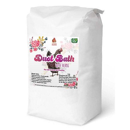 Pampered Chicken Mama Bathing Dust with All-Natural Herbs for Pet Chickens, 20 lb.