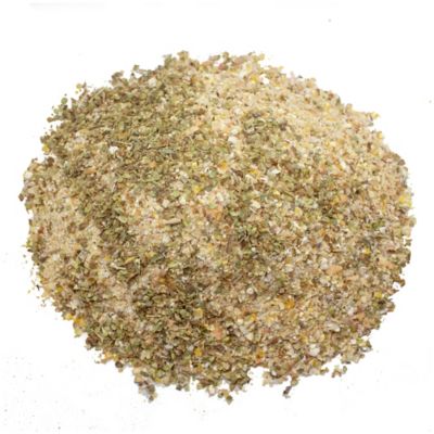 Pampered Chicken Mama Herbal Chick Starter Grower Poultry Feed with Oregano and Garlic for Baby Chicks, 10 lb.