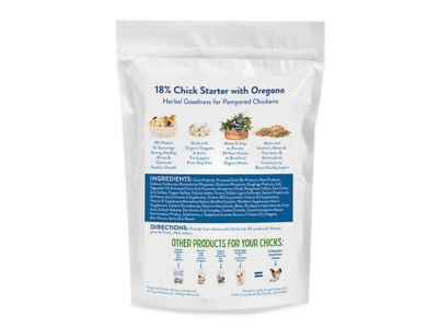 Image showing  Herbal Chick Starter Grower Chicken Feed with Oregano and Garlic for Baby Chicks, 40 lb.