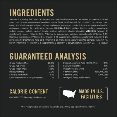 Image showing  Large Breed Puppy Sensitive Skin and Stomach Salmon and Rice Formula Dry Dog Food with Probiotics