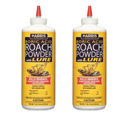 Harris 32 oz. Boric Acid Roach Powder, 2-Pack