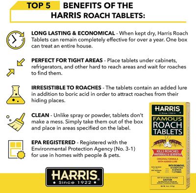 Image showing  6 oz. Famous Roach Tablets, 2-Pack