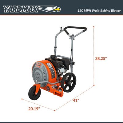 Image showing  150 MPH/1,200 CFM 209cc Gas Walk-Behind Leaf Blower