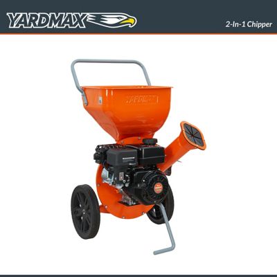 YARDMAX 3 in. Diameter 212cc Gas 2-in-1 Chipper