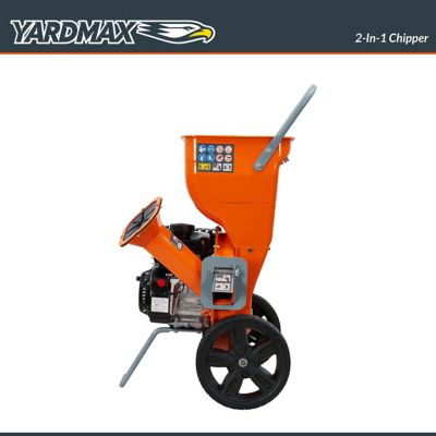 Image showing  3 in. Diameter 212cc Gas 2-in-1 Chipper