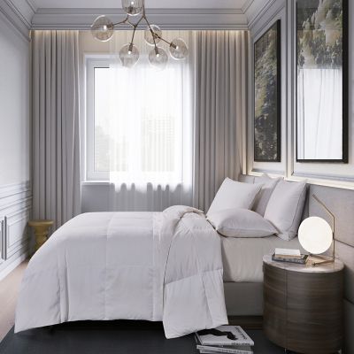 Image showing  All-Season Microfiber Natural Feather and Down Fiber Blend Comforter