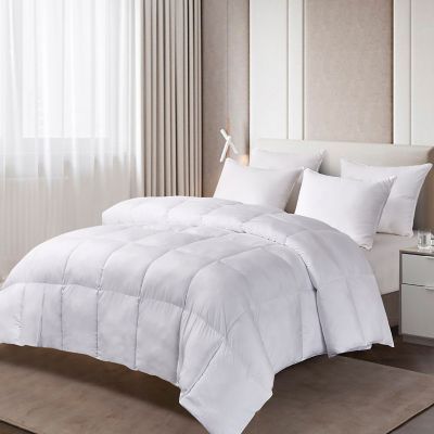 Blue Ridge Home Fashions Cotton Duraloft Down Alternative Comforter, Extra Warmth, 1,000 Thread Count