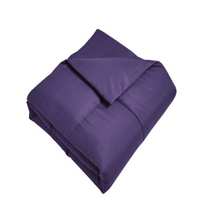 Blue Ridge Home Fashions Microfiber Color Down Alternative Comforter, All Seasons