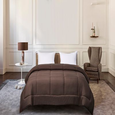 Image showing 3 th Blue Ridge Home Fashions All-Season Microfiber Color Reversible Down Alternative Comforter