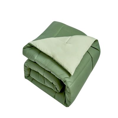 Blue Ridge Home Fashions All-Season Microfiber Color Reversible Down Alternative Comforter