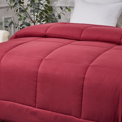 Image showing 2 th Blue Ridge Home Fashions All-Season Microfiber Color Reversible Down Alternative Comforter