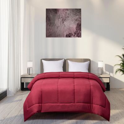 Image showing 4 th Blue Ridge Home Fashions All-Season Microfiber Color Reversible Down Alternative Comforter