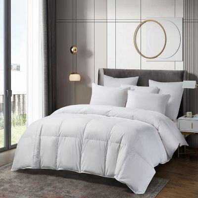 Image showing  All-Season Sateen Cotton European Down Comforter