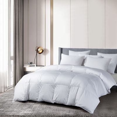 Image showing  All-Season Sateen Cotton European Goose Down Comforter