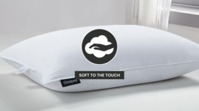 Image showing  Tencel and Cotton Blend Breathable RDS Down Pillow, King, Medium Firm