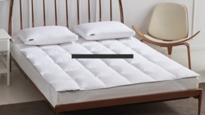 Image showing  Tencel and Cotton Blend Feather and Down Fiber Mattress Topper