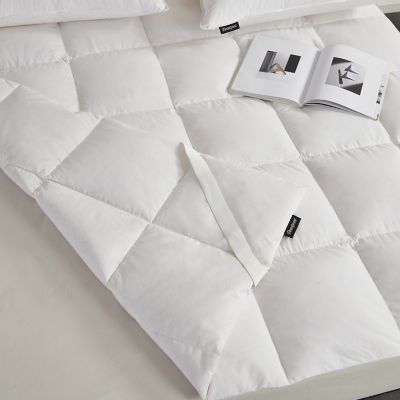 Image showing  Tencel and Cotton Blend Breathable RDS Down Mattress Topper