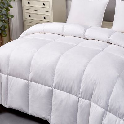 Image showing  Cotton Goose Feather and Down Comforter, All Seasons, 240 Thread Count