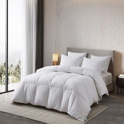 Image showing  Tencel/Cotton Blend Hungarian Goose Down Comforter, All Seasons