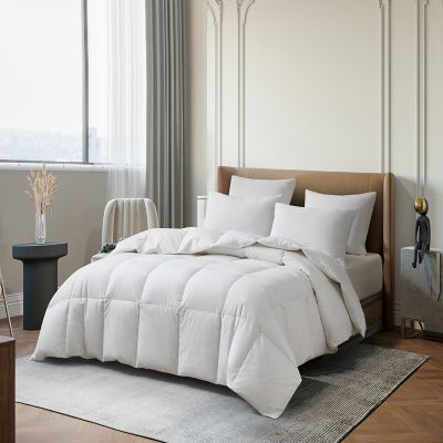 Martha Stewart Tencel/Cotton Blend Goose Down Fiber Comforter, All Seasons -  MS002066