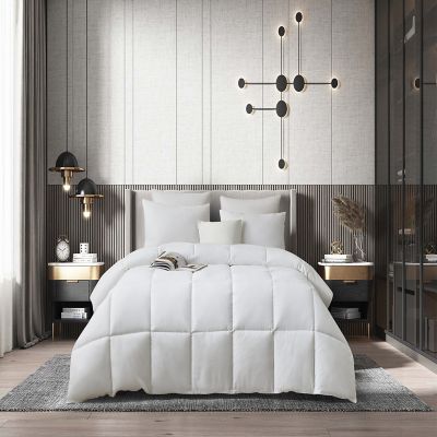 Image showing  Tencel/Cotton Blend Fabric with Tencel/Polyester-Filled Comforter, All Seasons