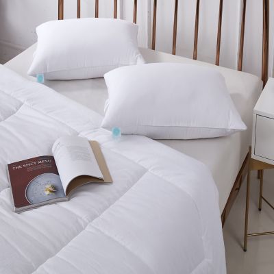 Image showing  Tencel/Cotton Blend Tencel-Around Feather and Down Pillows, Medium Firm, 2 pc.