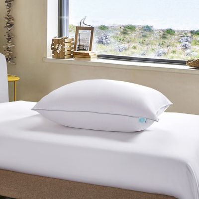 Image showing  Cotton Down Pillow, Medium Firm, 400 Thread Count