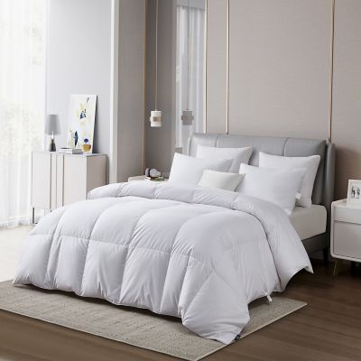 Image showing  All-Season Sateen Cotton European Goose Down Comforter