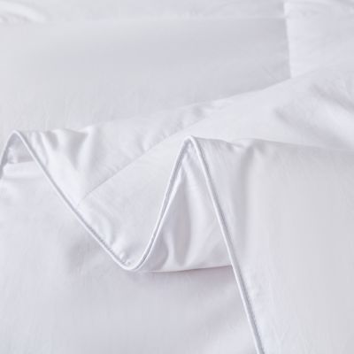 Image showing  All-Season Sateen Cotton European Goose Down Comforter