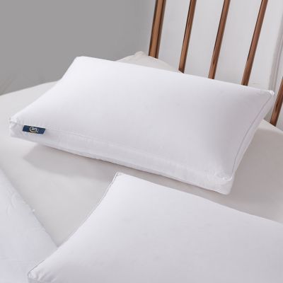 Image showing  Tencel and Cotton Blend European Down Pillows, Jumbo, Firm, 2 pc.