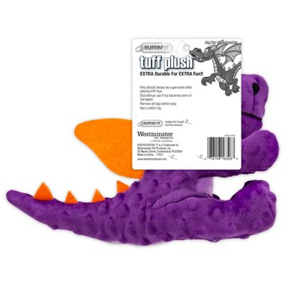 Image showing  Tuff Soft Durable Dragon Plush Dog Toy