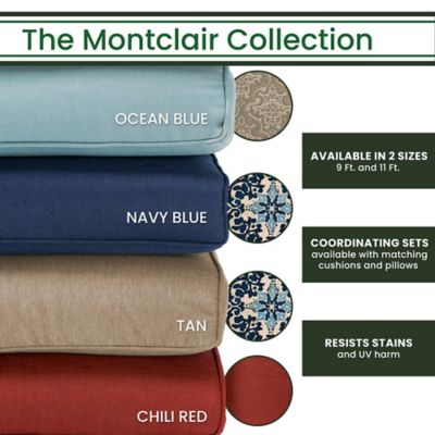 Image showing  Montclair 11 ft. Market Outdoor Umbrella, Chili Red