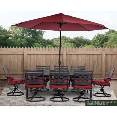 Image showing  Montclair 11 ft. Market Outdoor Umbrella, Chili Red