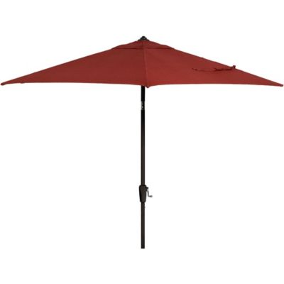 Hanover Montclair 9 ft. Market Outdoor Umbrella, Chili Red